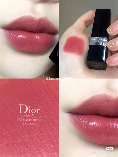 rouge dior classic matte 772|christian Dior red lipstick.